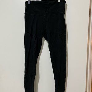 TNA soft fleece leggings (black, size M)